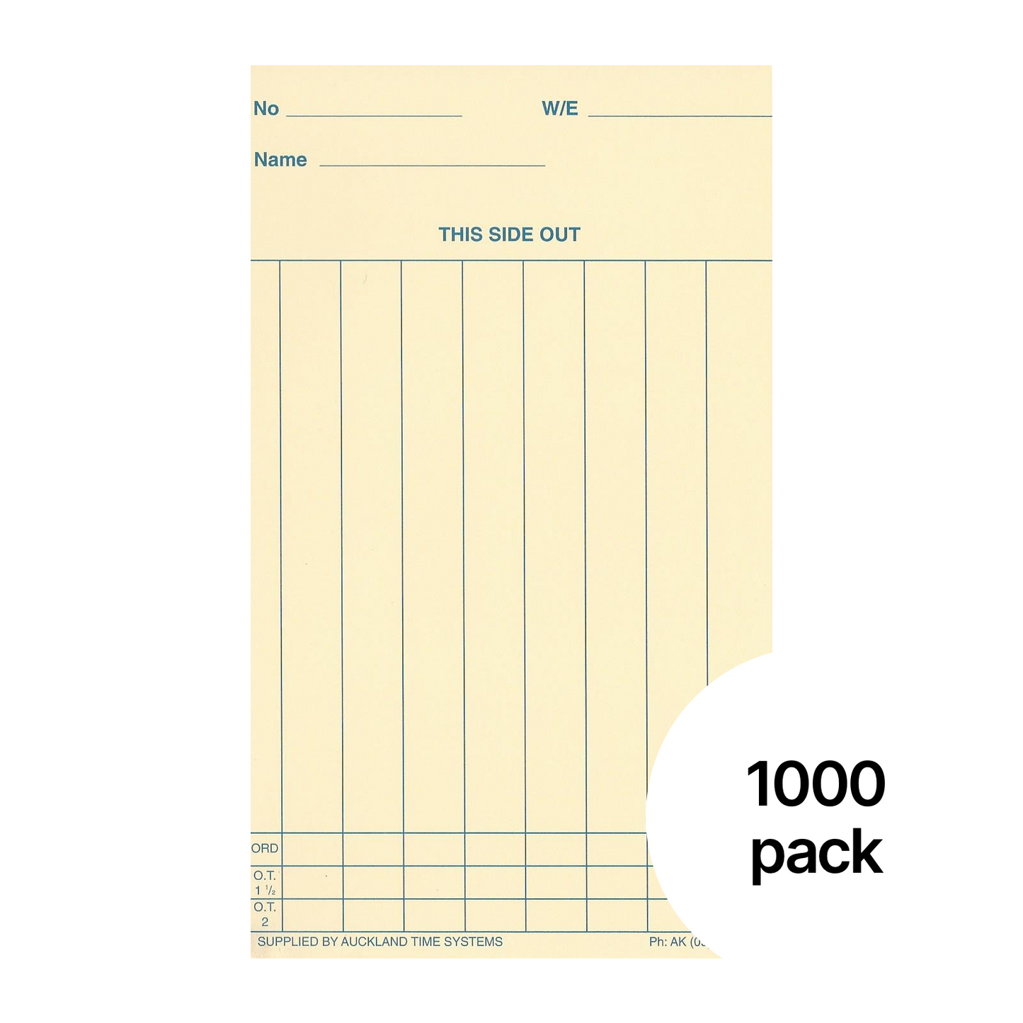 Standard Cards (1000 pack)